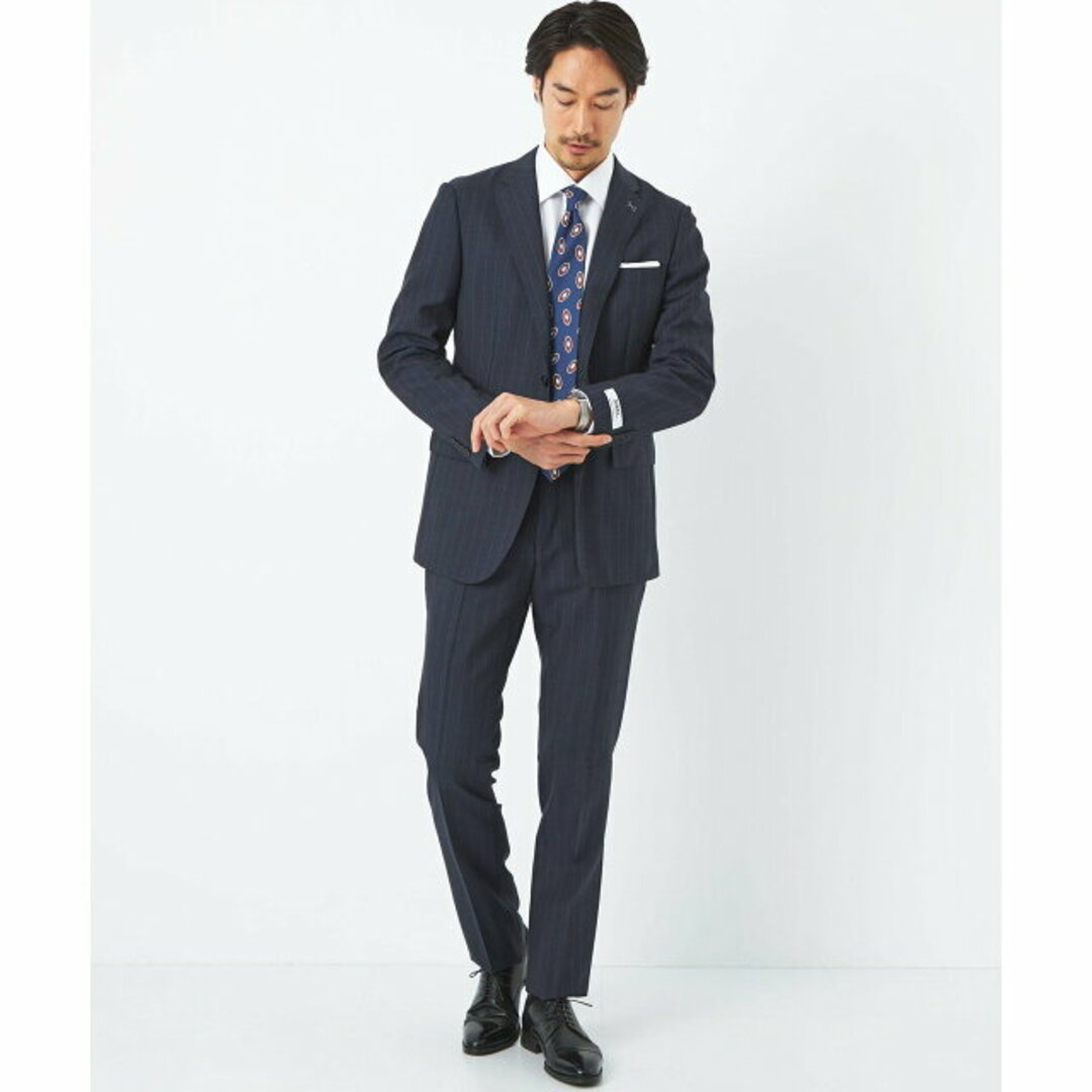 UNITED ARROWS green label relaxing(ユナイテッドアローズグリーンレーベルリラクシング)の【NAVY】<NIKKE>ペンシルストライプ 2B S/RV スーツジャケット その他のその他(その他)の商品写真