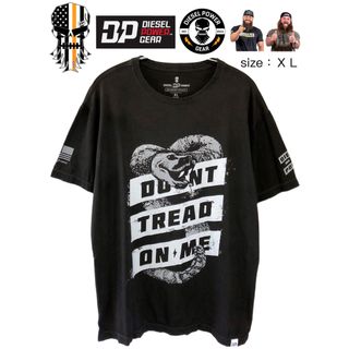 Diesel Power Gear　Tシャツ　XL　黒　USA古着(Tシャツ/カットソー(半袖/袖なし))