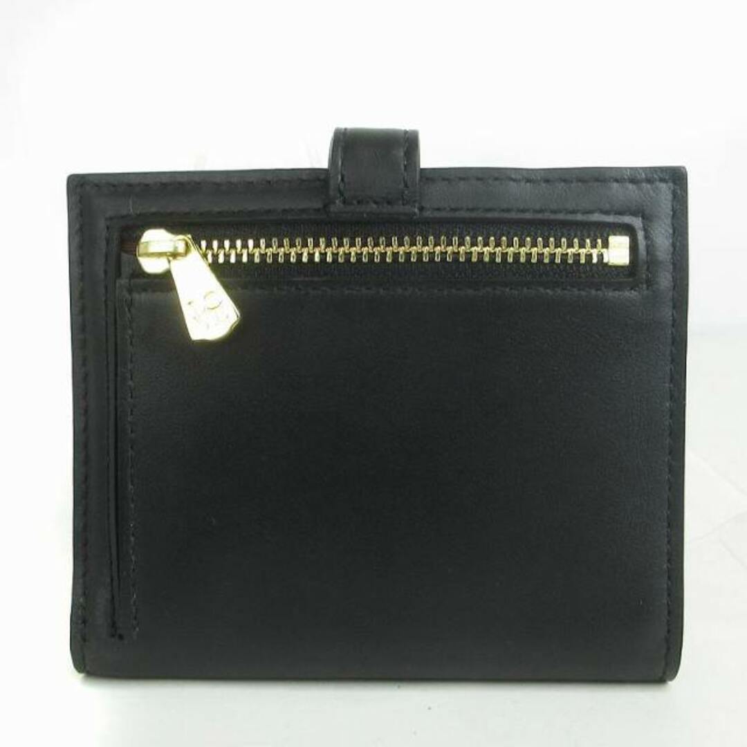 ADMJ アクセソワ  財布 二つ折り ビジュー レザー 黒 ■SM1 レディースのファッション小物(財布)の商品写真