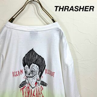 THRASHER スラッシャー グラデーション デザインtシャツ