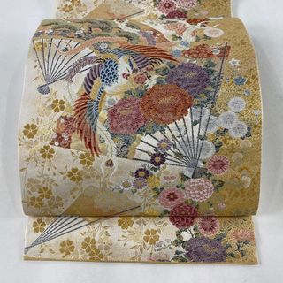 袋帯 名品 六通 正絹 【中古】(帯)