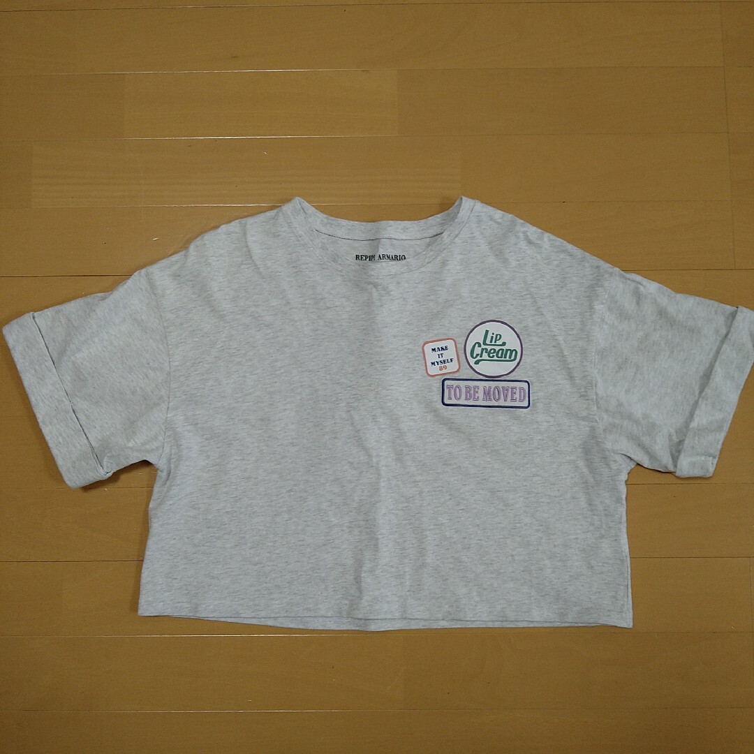 repipi armario(レピピアルマリオ)のrepipi armario ワッペンTシャツ 150センチ キッズ/ベビー/マタニティのキッズ服女の子用(90cm~)(Tシャツ/カットソー)の商品写真