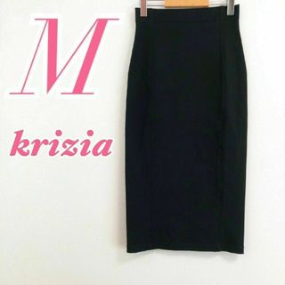 クリツィア(KRIZIA)のkrizia クリツィア レディース M タイトスカート ロング丈 シンプル 黒(ロングスカート)