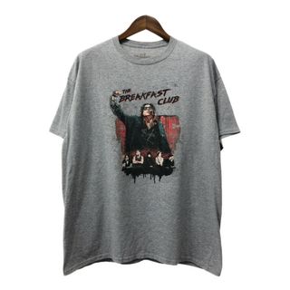 THE BREAKFAST CLUB ブレックファスト・クラブ 半袖Ｔシャツ ムービーT グレー (メンズ XL) 中古 古着 Q6312(Tシャツ/カットソー(半袖/袖なし))