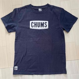 チャムス CHUMS Tシャツ ネイビー