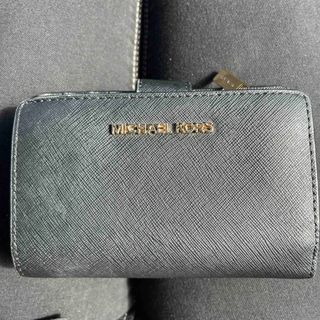 マイケルコース(Michael Kors)のマイケルコース　財布　折りたたみ　黒(財布)