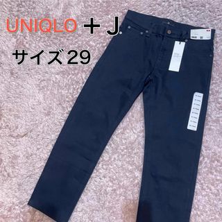 ユニクロ(UNIQLO)の【未使用】UNIQLO＋J ジルサンダー　セルビッジスリムフィット　サイズ29(デニム/ジーンズ)