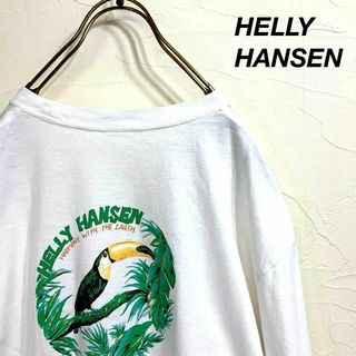 HELLY HANSEN - HELLY HANSEN シングルステッチ アニマル バードデザイン tシャツ