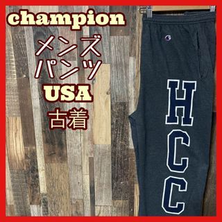 チャンピオン(Champion)のチャンピオン スウェット メンズ ロゴ グレー M パンツ USA古着 90s(その他)