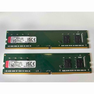 kingston DDR4-3200 8GBメモリ2個 16GB(PCパーツ)