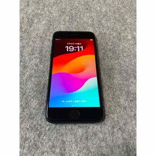 アイフォーン(iPhone)の美品 国内版 simフリー iPhoneSE 第2世代 128GB ブラック色(スマートフォン本体)