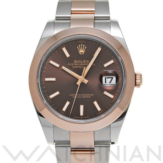 ロレックス(ROLEX)の中古 ロレックス ROLEX 126301 ランダムシリアル チョコレートブラウン メンズ 腕時計(腕時計(アナログ))