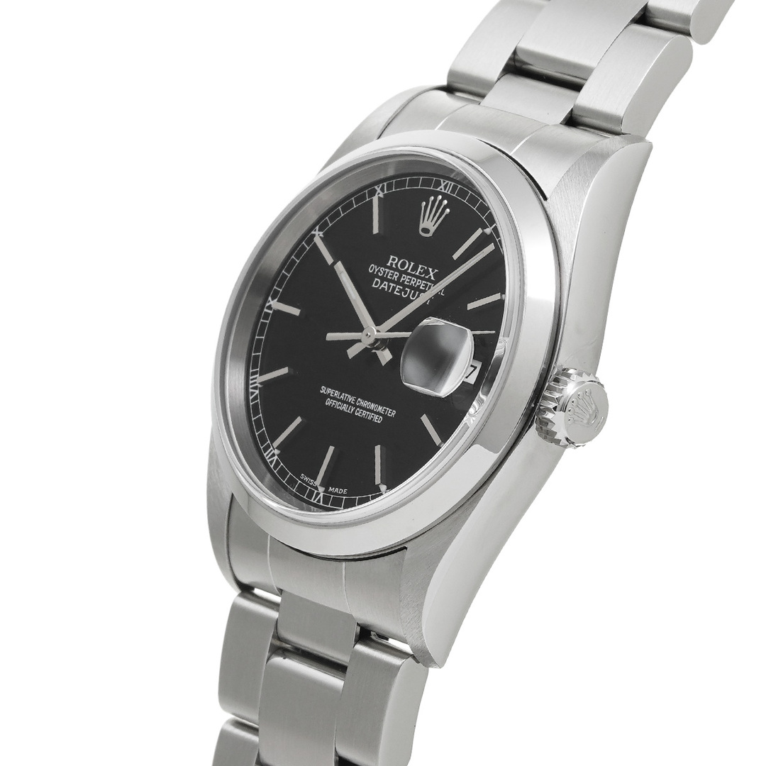 ROLEX(ロレックス)の中古 ロレックス ROLEX 16200 F番(2003年頃製造) ブラック メンズ 腕時計 メンズの時計(腕時計(アナログ))の商品写真