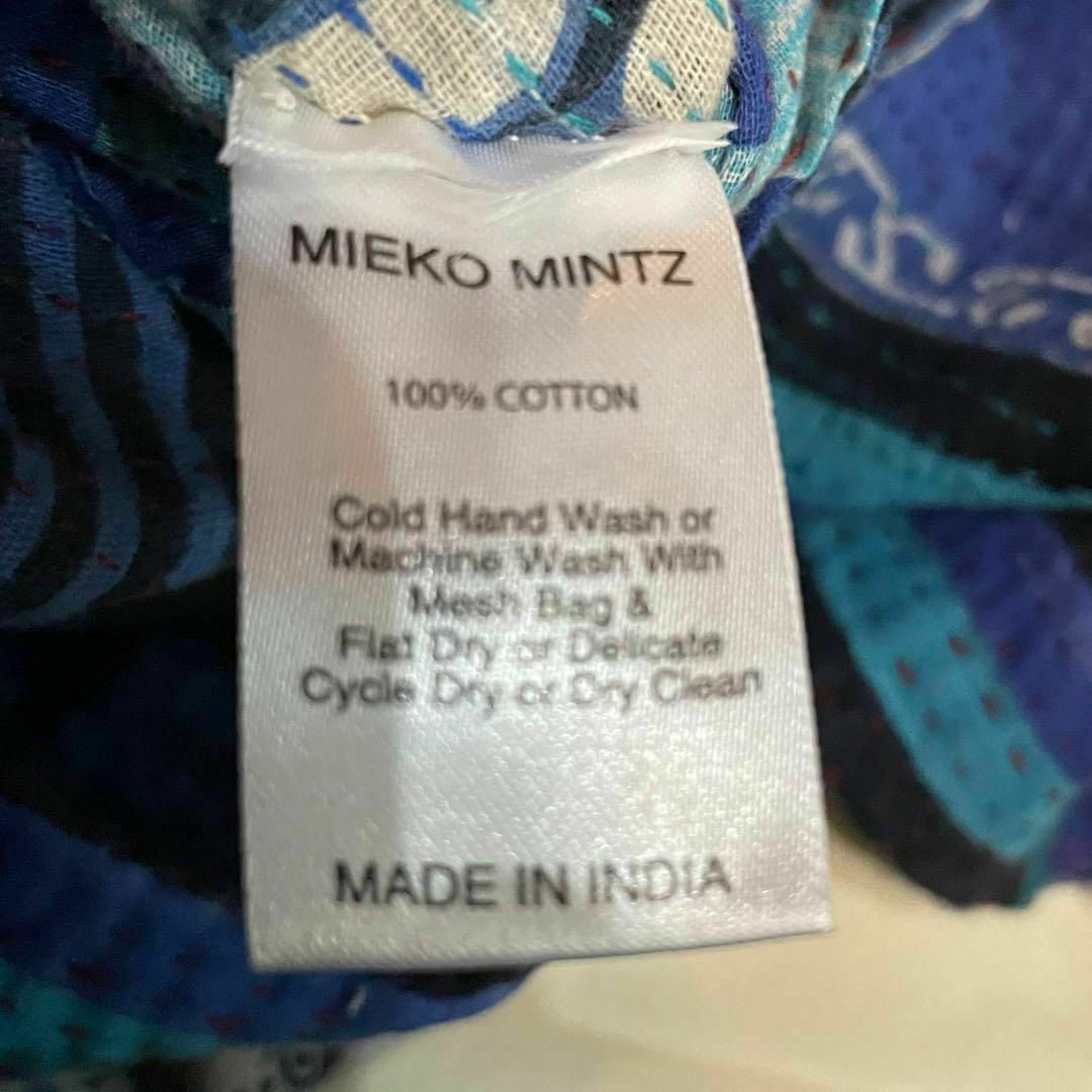 MIEKO MINTZ ベスト　VEST インド綿 レディースのトップス(ベスト/ジレ)の商品写真