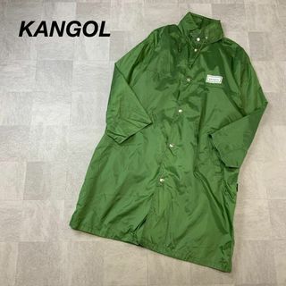 美品 KANGOL カンゴール ナイロンコート ユニセックス グリーン