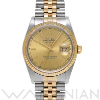 ロレックス(ROLEX)の中古 ロレックス ROLEX 16233 P番(2000年頃製造) シャンパン メンズ 腕時計(腕時計(アナログ))