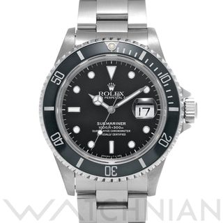 ロレックス(ROLEX)の中古 ロレックス ROLEX 16610 S番(1994年頃製造) ブラック メンズ 腕時計(腕時計(アナログ))