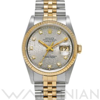 ロレックス(ROLEX)の中古 ロレックス ROLEX 16233G E番(1990年頃製造) グレーコンピュータ /ダイヤモンド メンズ 腕時計(腕時計(アナログ))