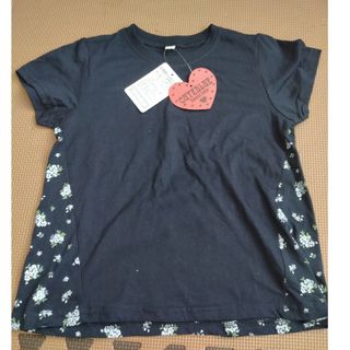 女の子　Tシャツ　130 新品タグ付　花がら(Tシャツ/カットソー)