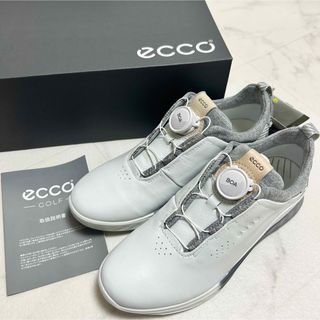 エコー(ECCO)の新品 ecco 定価3.5万 ゴルフシューズ GORE-TEX 23.5cm(シューズ)