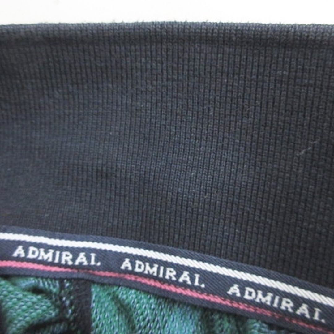 Admiral(アドミラル)のアドミラル GOLF ポロシャツ 半袖 ロゴ チェック グリーン 黒 青 S スポーツ/アウトドアのゴルフ(ウエア)の商品写真