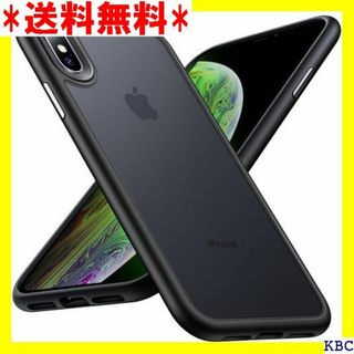 ☆ Anqrp iPhone Xs/X ケース 半透明 耐 チ ブラック 256(その他)