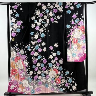 振袖 身丈157cm 裄丈62.5cm 正絹 美品 逸品 【中古】(着物)