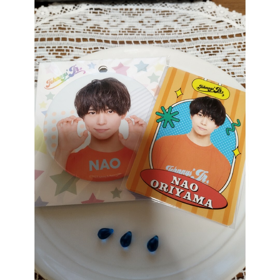 ジャニーズJr.(ジャニーズジュニア)の織山尚大◆缶バッジ プロフィールカード 少年忍者 わっしょい エンタメ/ホビーのタレントグッズ(アイドルグッズ)の商品写真