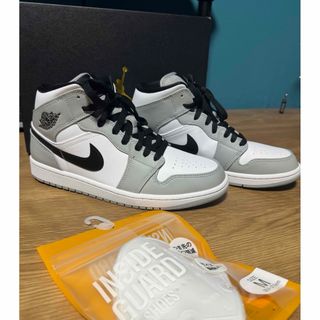 ナイキ(NIKE)のNike Air Jordan 1 Mid Light Smoke (スニーカー)