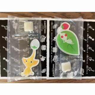 ピクミン キャラマグネッツ   ２個セット　マグネット　白　黄