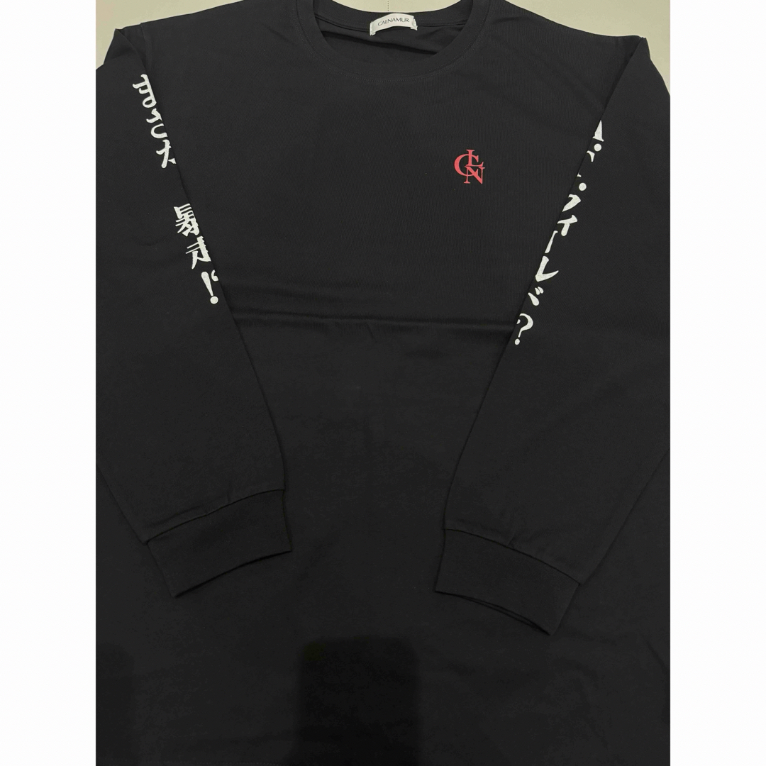カルナムール　パチンコ背景ロングTシャツ黒 メンズのトップス(Tシャツ/カットソー(七分/長袖))の商品写真