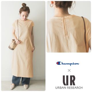 アーバンリサーチ(URBAN RESEARCH)のChampion×URBANRESEARCH BackZIPワンピース(ロングワンピース/マキシワンピース)