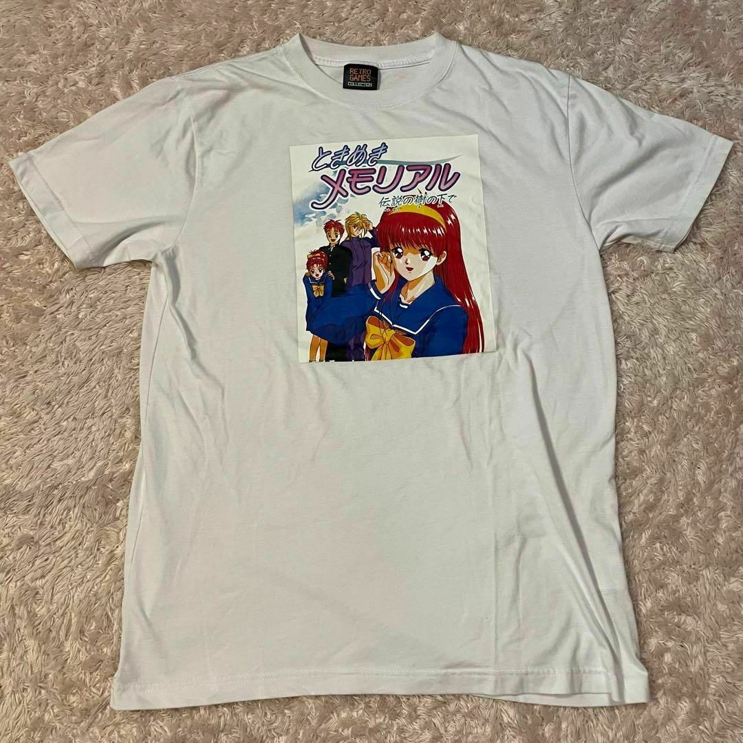 KONAMI(コナミ)のときメモ　ゲームシャツ　藤崎詩織　メンズ　半袖Tシャツ　ときめきメモリアル メンズのトップス(Tシャツ/カットソー(半袖/袖なし))の商品写真