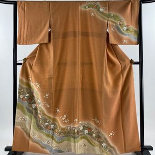 訪問着 身丈161.5cm 裄丈65cm 正絹 美品 秀品 【中古】(着物)