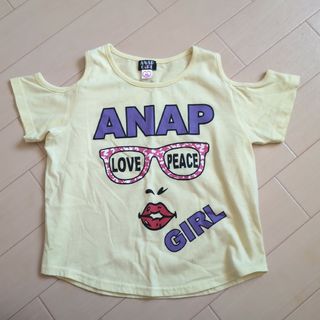 アナップガール(ANAP GiRL)の引っ越し処分✨ANAPGIRL 肩出し　Ｔシャツ　ダンス　アナップガール(Tシャツ/カットソー)