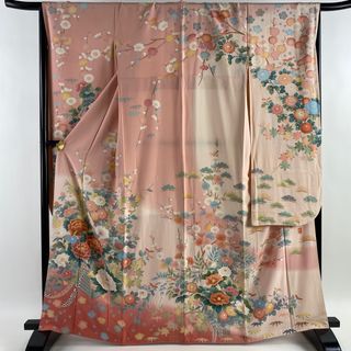 振袖 身丈165cm 裄丈68cm 正絹 名品 【中古】(着物)