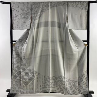 訪問着 身丈161cm 裄丈64cm 正絹 美品 逸品 【中古】(着物)