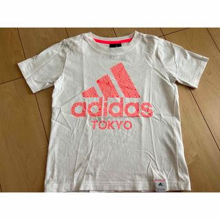 adidas - アディダス　キッズ　こども　Tシャツ 半袖　シャツ　130 白色