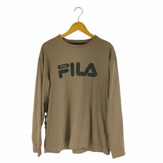 FILA - FILA(フィラ) フロントプリント L/S Tシャツ メンズ トップス