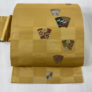 名古屋帯 美品 秀品 正絹 【中古】(帯)