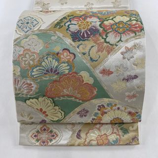 袋帯 美品 秀品 お太鼓柄 正絹 【中古】(帯)