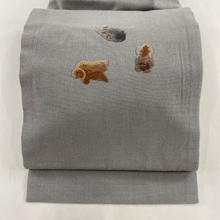 名古屋帯 美品 秀品 正絹 【中古】(帯)