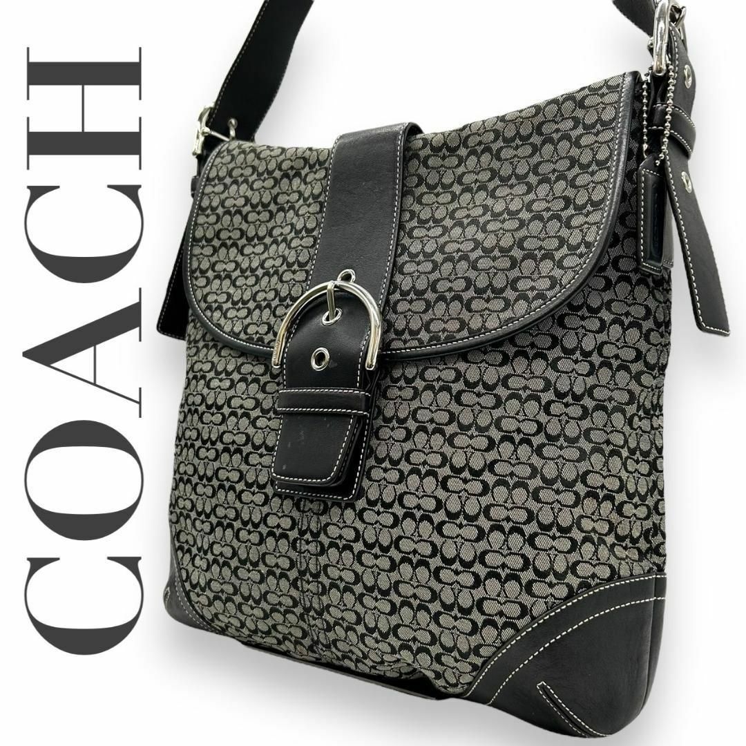 COACH(コーチ)のCOACH コーチ　s87　斜め掛け　6377　ショルダーバッグ　ソーホー　黒 レディースのバッグ(ショルダーバッグ)の商品写真