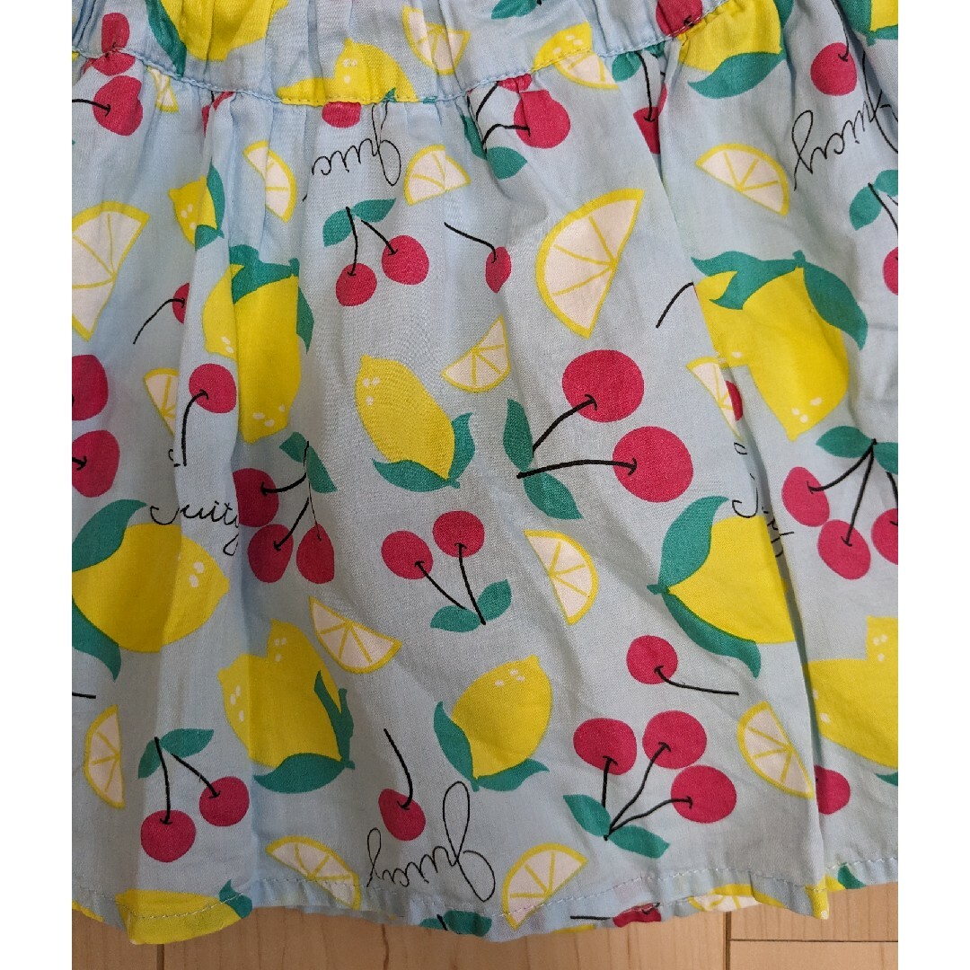 BoomyRoomy(ブーミンルーミン)のニコリスアンシャン  Boomy Roomy スカート　Tシャツ　100　110 キッズ/ベビー/マタニティのキッズ服女の子用(90cm~)(Tシャツ/カットソー)の商品写真