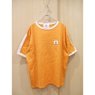 HABANOS HBNS サイズL 半袖Ｔシャツ オレンジ メンズ ハバノス【中古】0-0611S♪(Tシャツ/カットソー(半袖/袖なし))