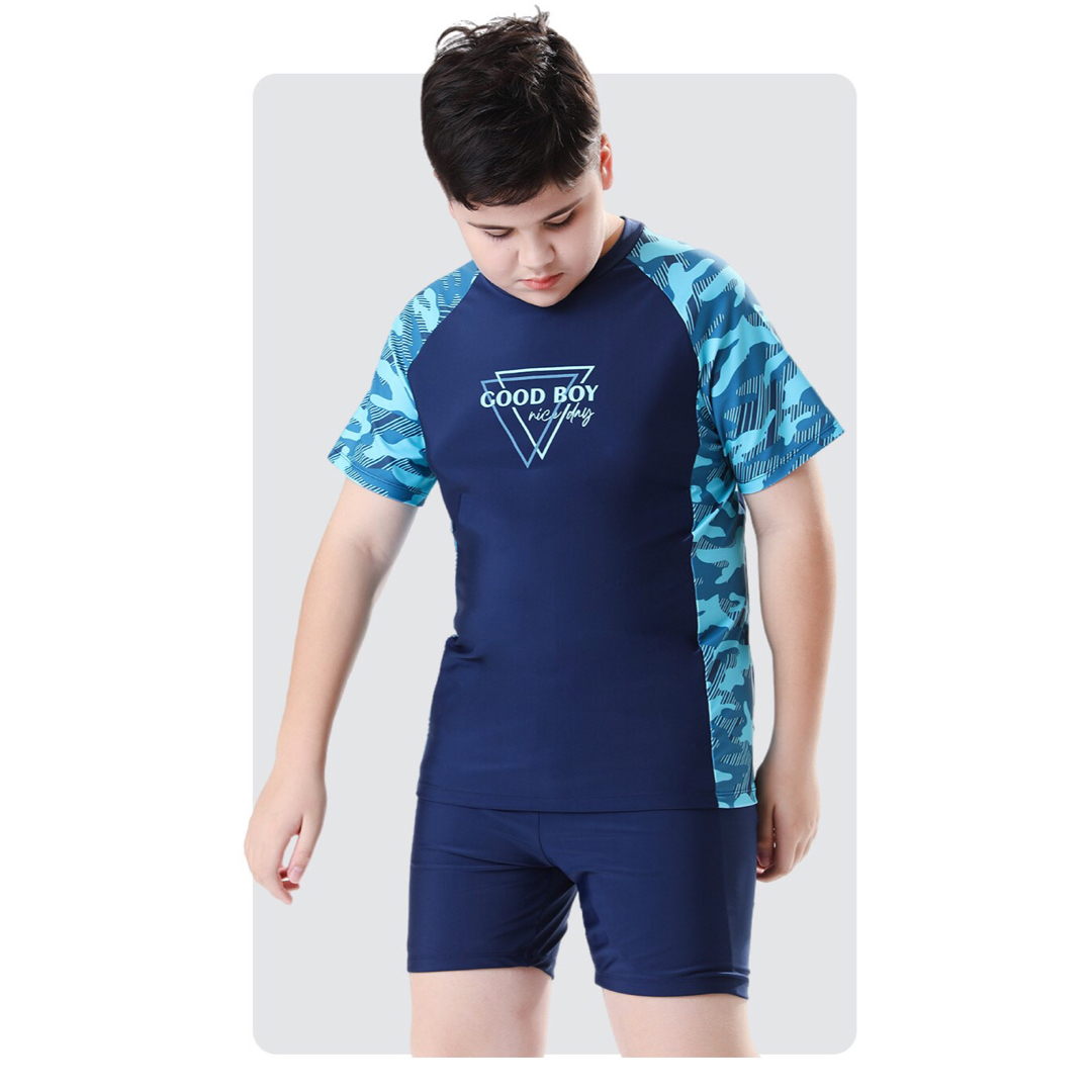 新品男の子水着　ゆったりサイズ　スクール水着 キッズ/ベビー/マタニティのキッズ服男の子用(90cm~)(水着)の商品写真