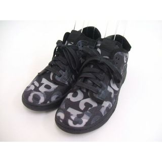 COMME des GARCONS/NIKE WMNS DUNK LOW CZ2675-001 スニーカー 靴 サイズ27 モノグラム プリント ブラック系 メンズ コムデギャルソン/ナイキ【中古】0-0730G♪