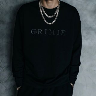 CRIMIE - 期間限定　新品　CRIMIE ロゴ　クルースウェット　ブラック　XL メンズ