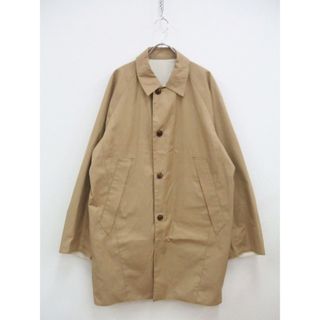 ANEI AN0191S1302F800/2-SIDE CAR COAT/リバーシブルコート/サイズ3 ステンカラーコート ベージュ ホワイト系 メンズ アーネイ【中古】0-0902M♪(ステンカラーコート)