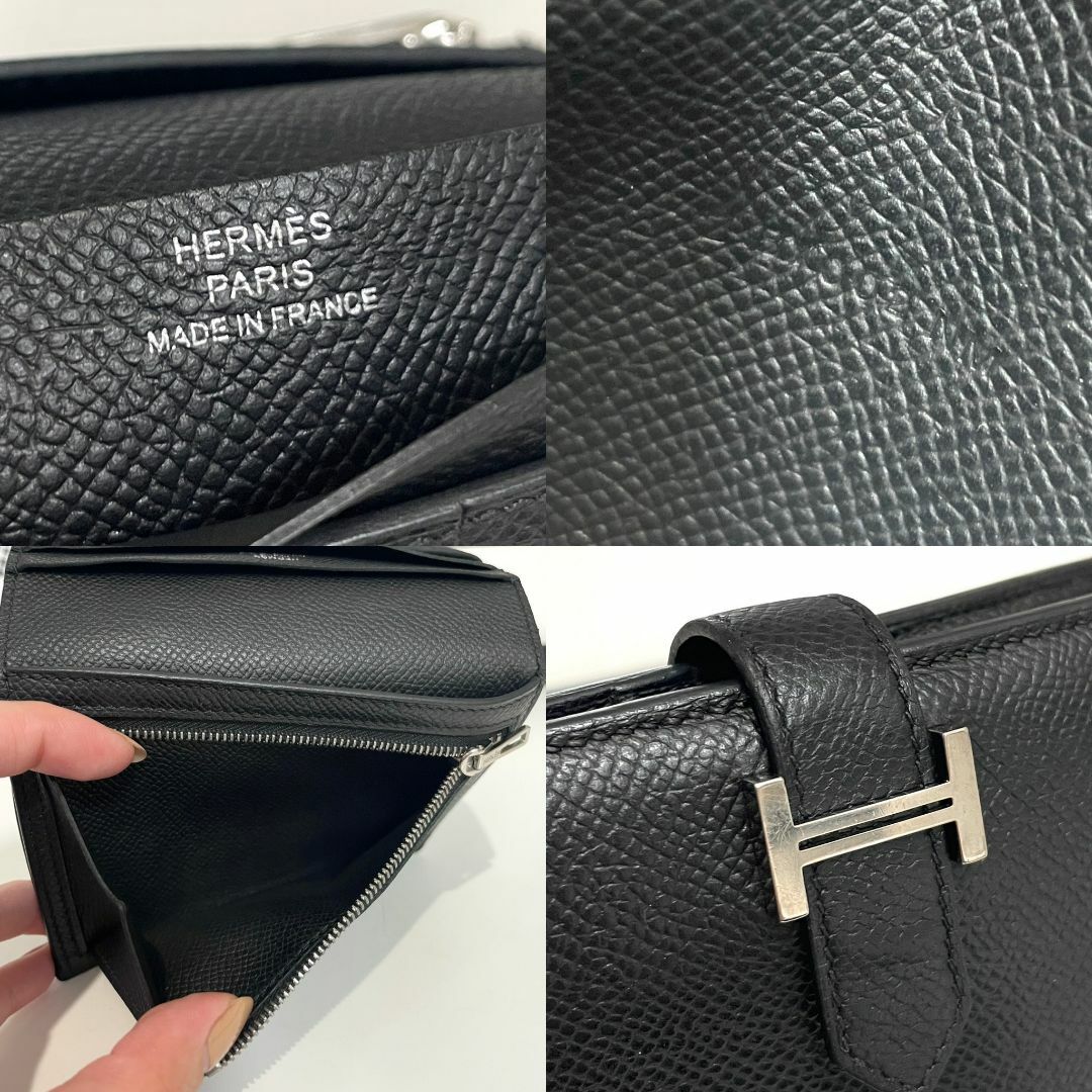 Hermes(エルメス)のエルメス ベアンコンパクト エプソン 長財布 Z刻印 レディースのファッション小物(財布)の商品写真